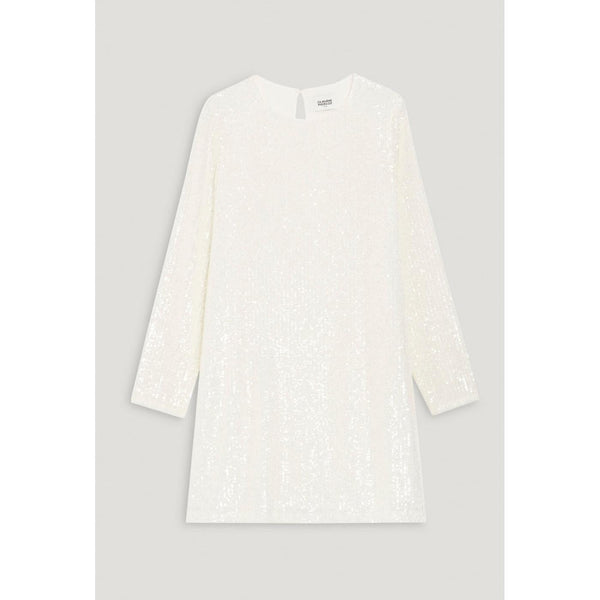 Claudie Pierlot - Robe Courte Rififi Sequins Écrue
