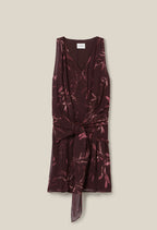 Vestido C&T - Rully Feuille - Estampado Oscuro
