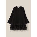 Robe Courte Noire Volantée