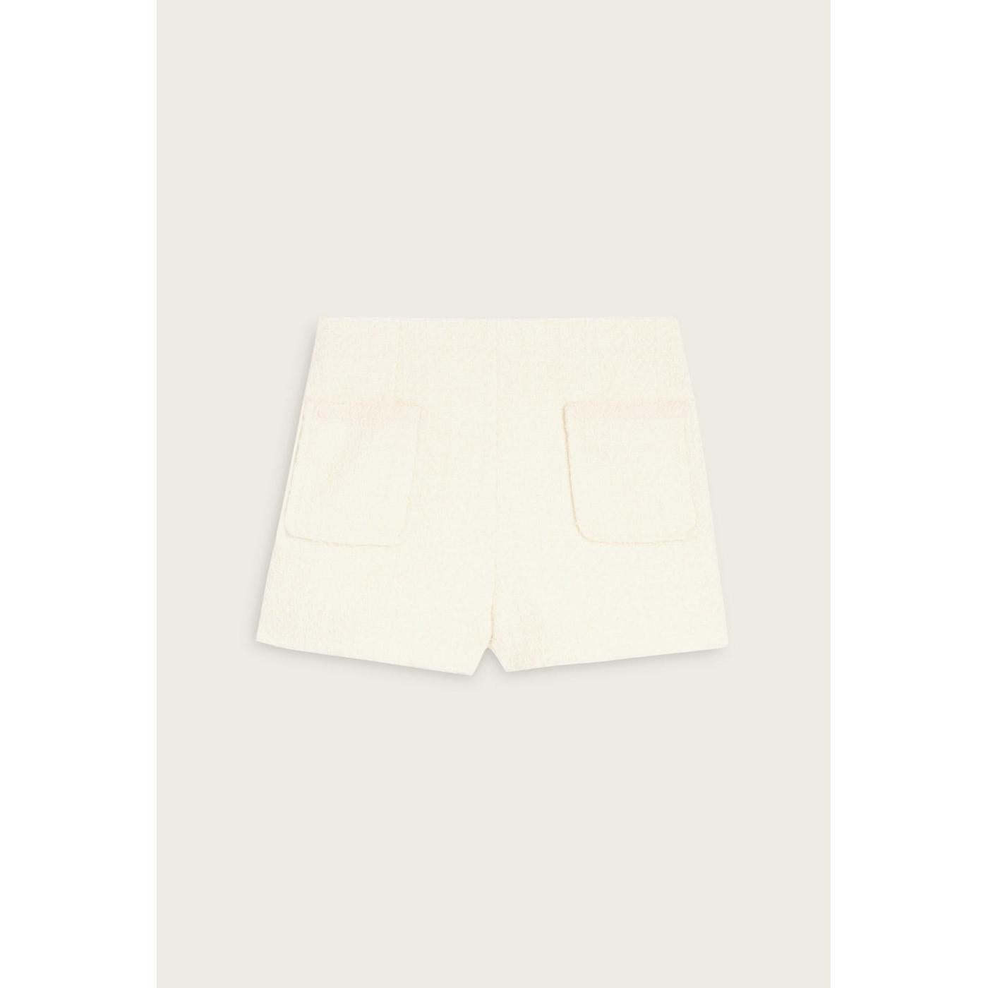 Short En Tweed Ivoire