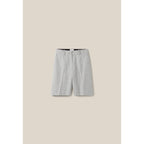 Bermudas Rectas Gris Claro