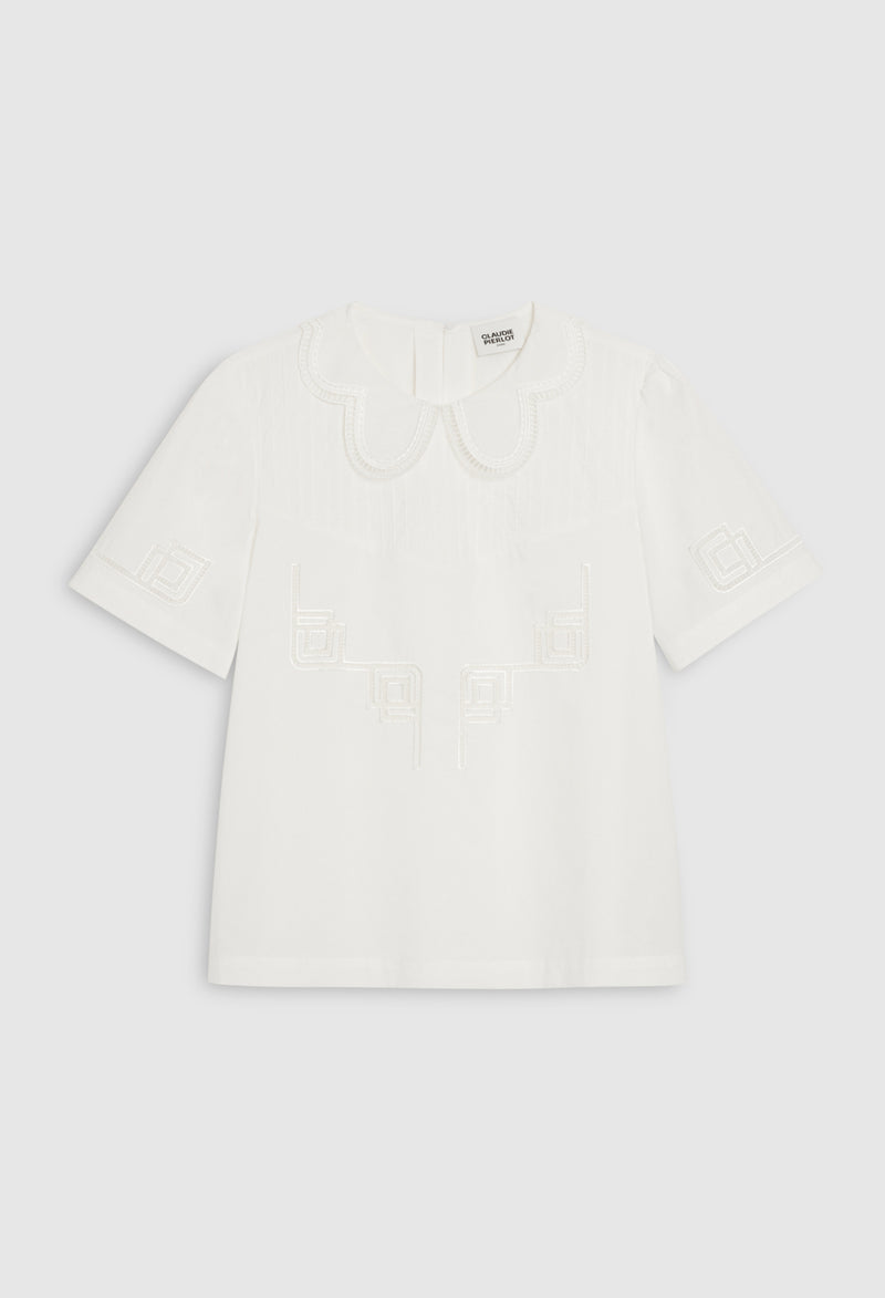 Claudie Pierlot - Top albahaca - Crudo