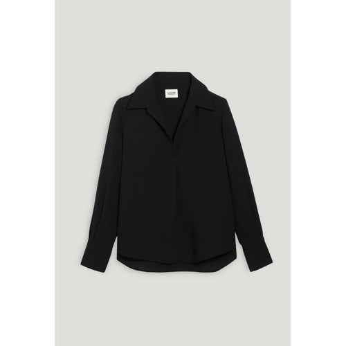 Blusa fluida negra