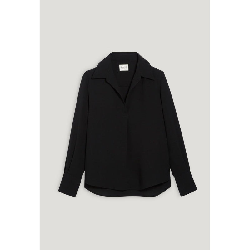 Blusa fluida negra