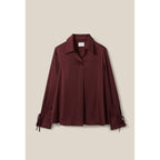 Blusa Fluida Cuello Abierto