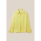 Open Collar Fluid Blouse