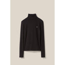 Toto Denim Top with Funnel Neck