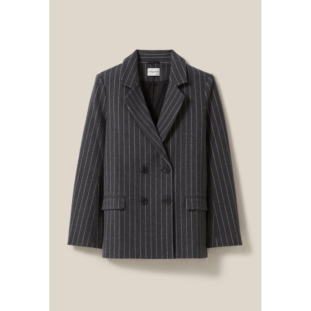 Claudie Pierlot - Oversized Striped Tailored Jacket