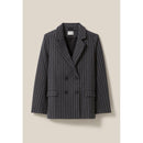 Veste Tailleur Rayée Oversized