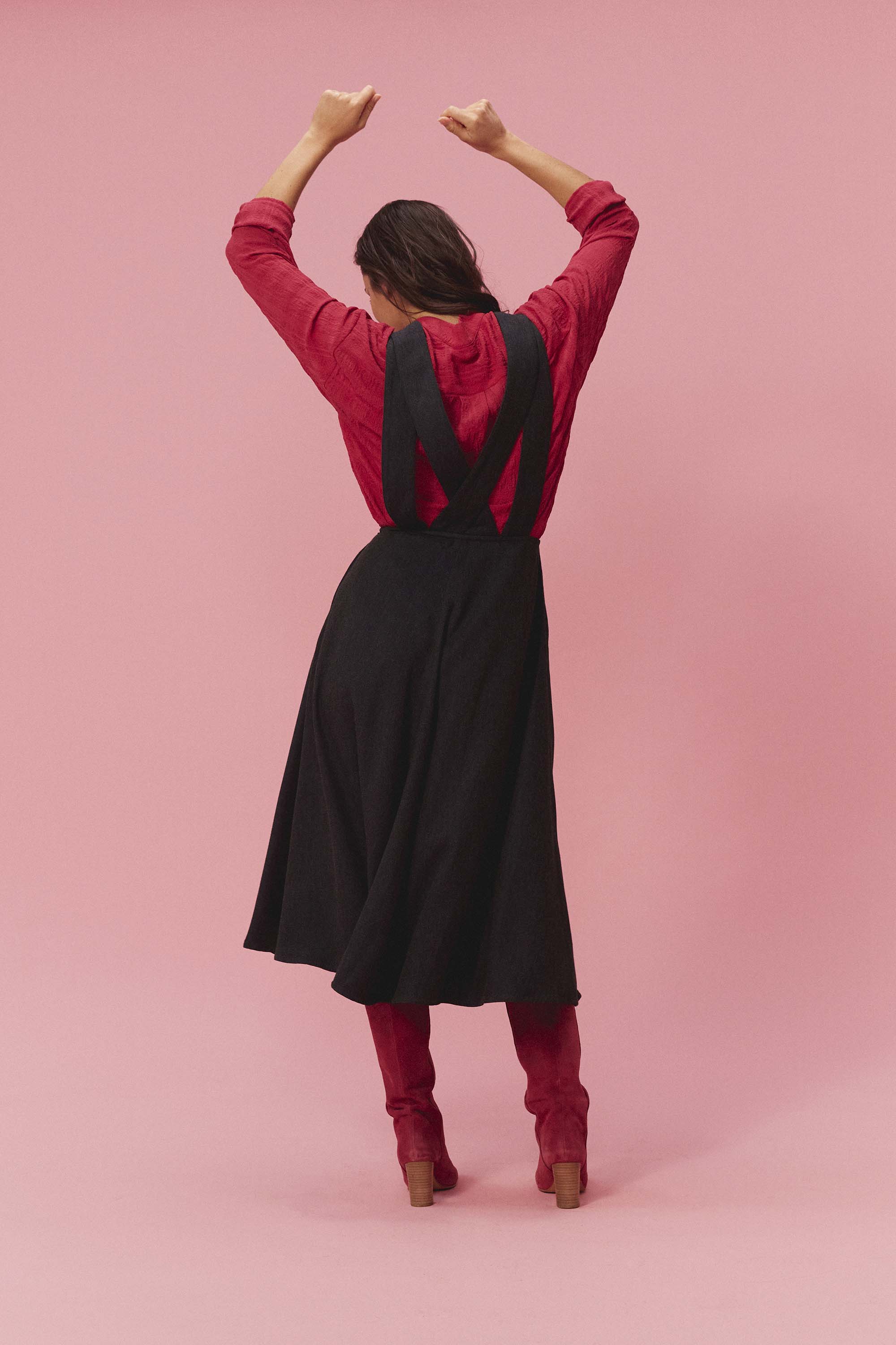 Garance Dress - Navy