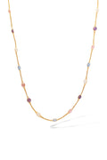 Collier "Constellation Ovale Pastel" Or Jaune 375/1000 Et Zirconium