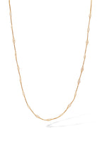 Collar “Éclat D’Amande” Oro amarillo 375/1000 y Circonio
