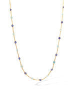 Collar “Oval Lagoon Constellation” Oro amarillo 375/1000 y Circonio