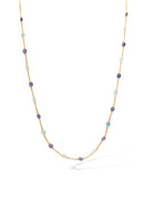 Collier "Constellation Ovale Lagon" Or Jaune 375/1000 et Zirconium