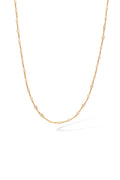 “Oval Constellation” Necklace 375/1000 Yellow Gold and Zirconium