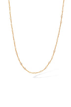 “Oval Constellation” Necklace 375/1000 Yellow Gold and Zirconium