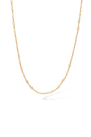 Collier "Constellation Ovale" Or Jaune 375/1000 et Zirconium