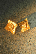 Boucles D'Oreilles Naydine - Brushed Brass