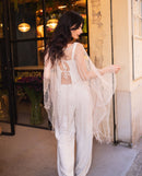 Cape Crochet Anna - Taupe