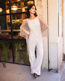 Cape Crochet Anna - Taupe