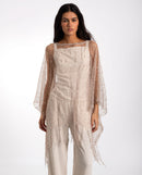 Cape Crochet Anna - Taupe