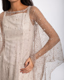 Cape Crochet Anna - Taupe