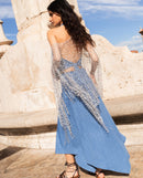 Cape Crochet Bella - Argent