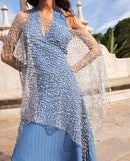 Cape Crochet Bella - Argent