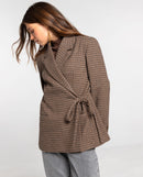 Blazer Busy Romance - Pied-De-Poule