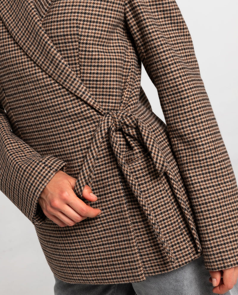 Blazer Busy Romance - Pied-De-Poule