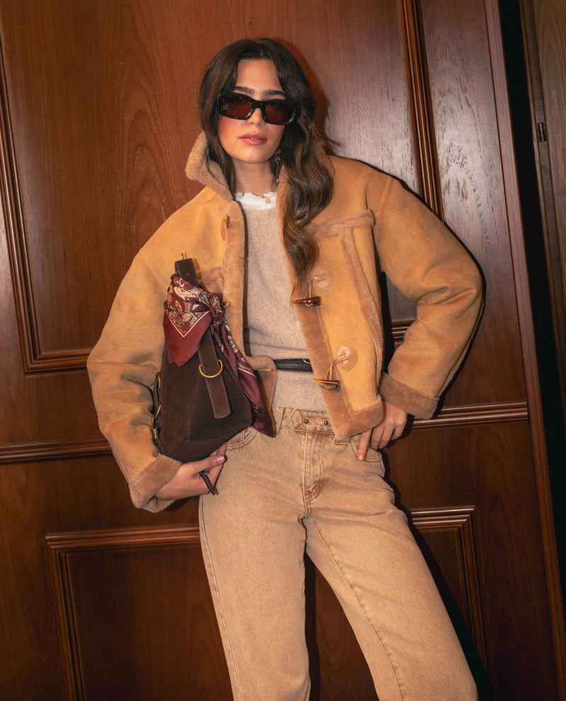 Veste On Her Way - Camel