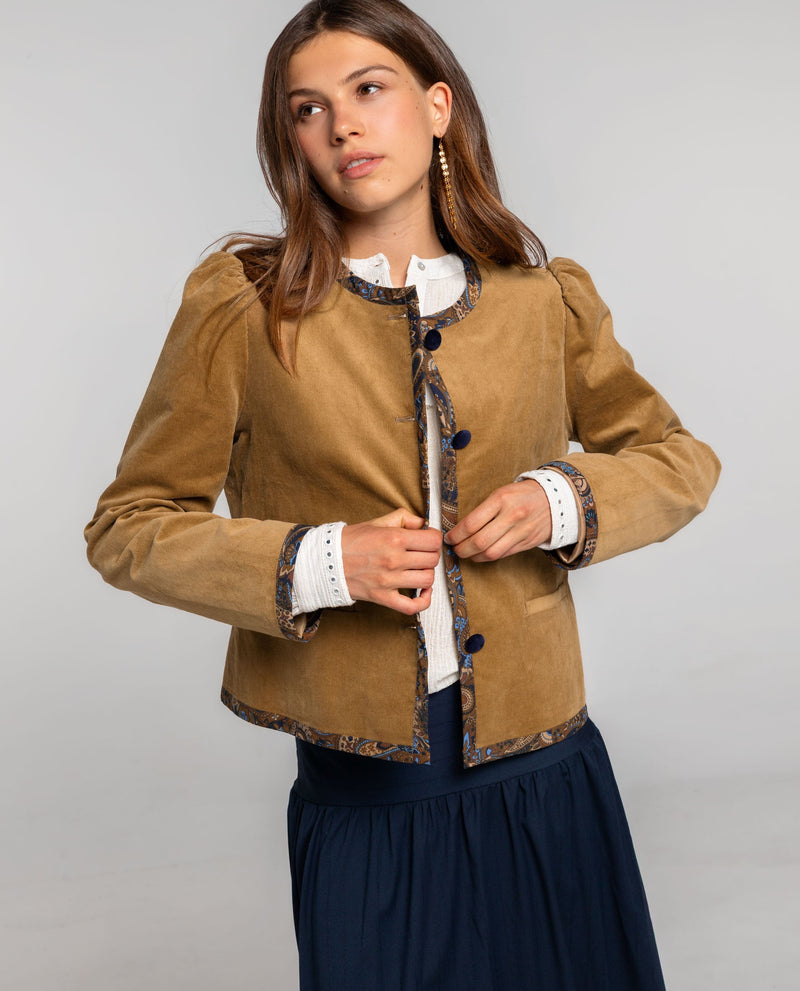 Veste New in Town - Camel