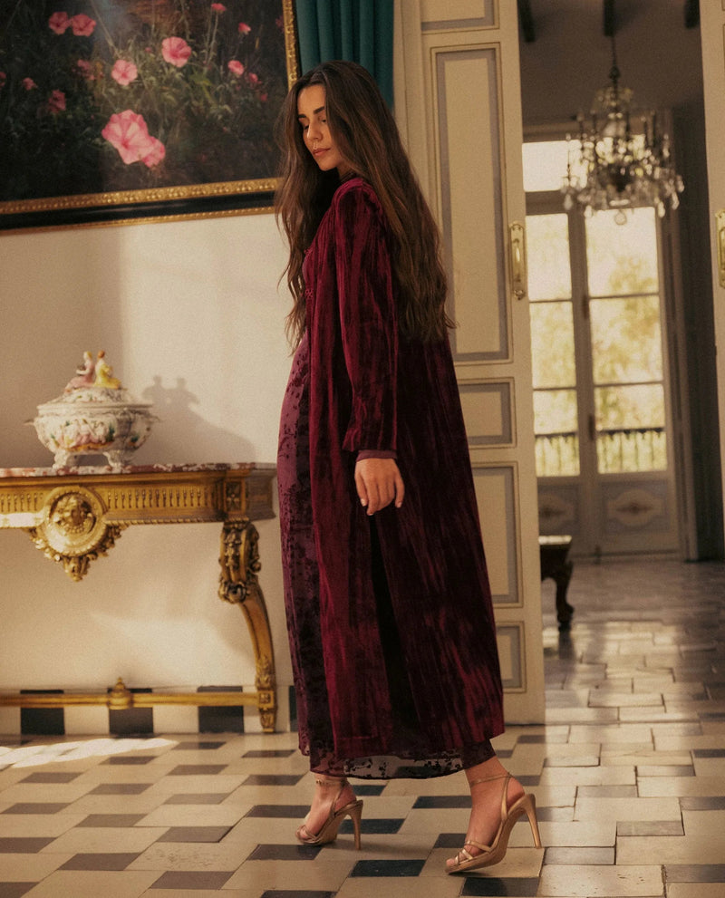 Caftan Simona - Bordeaux