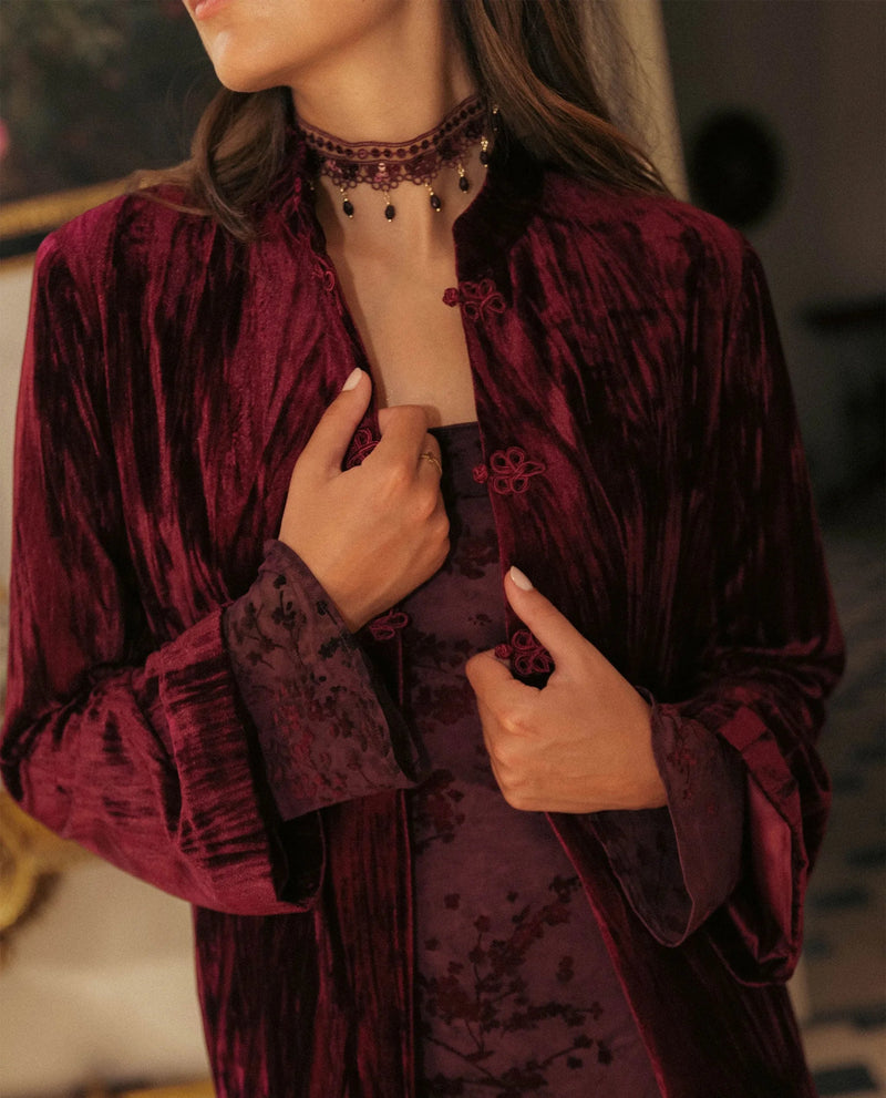 Caftan Simona - Bordeaux