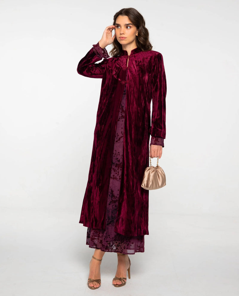Caftan Simona - Bordeaux