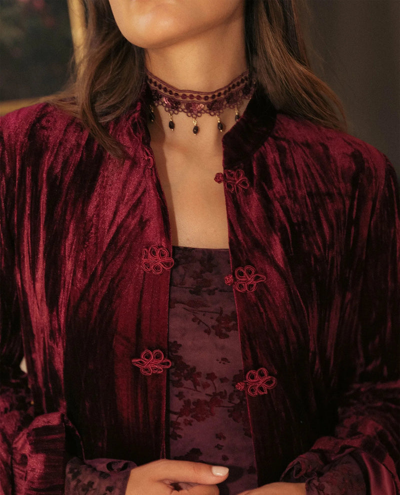 Caftan Simona - Bordeaux