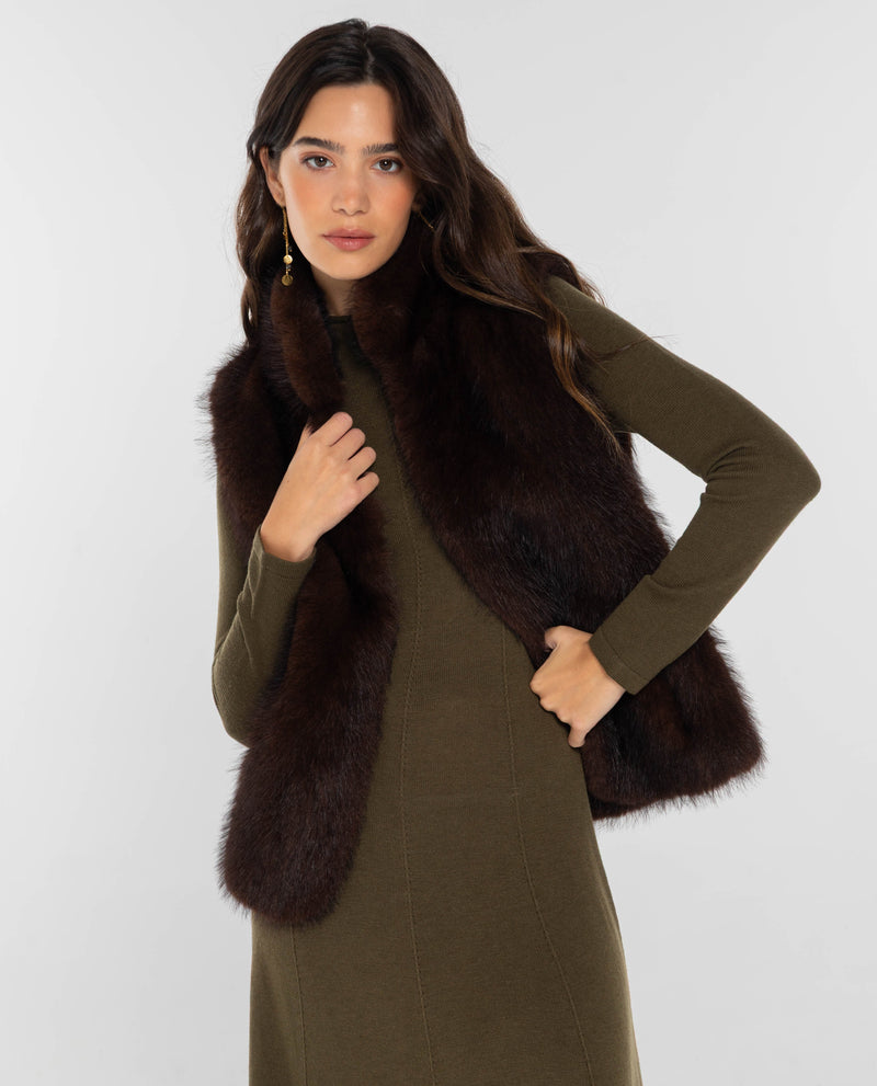 Gilet One Way - Marron