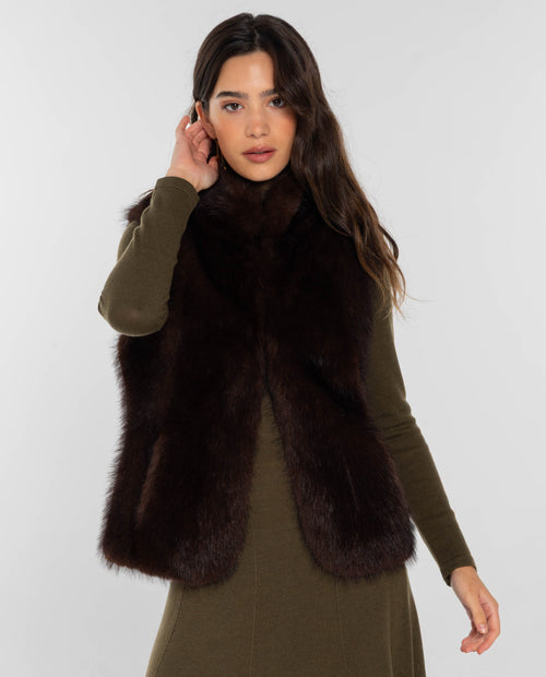 Gilet One Way - Marron