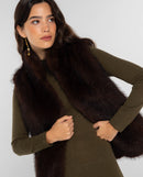 Gilet One Way - Marron