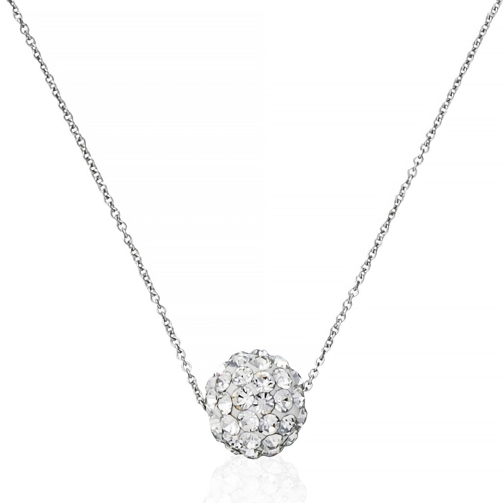 Collar “Bulle De Crystal” Oro blanco 375/1000
