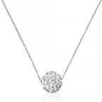 Collar “Bulle De Crystal” Oro blanco 375/1000