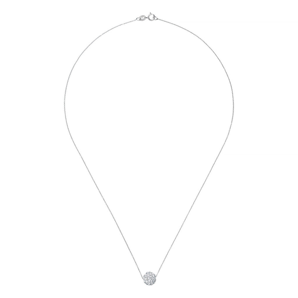 Collar “Bulle De Crystal” Oro blanco 375/1000