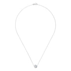 Collar “Bulle De Crystal” Oro blanco 375/1000