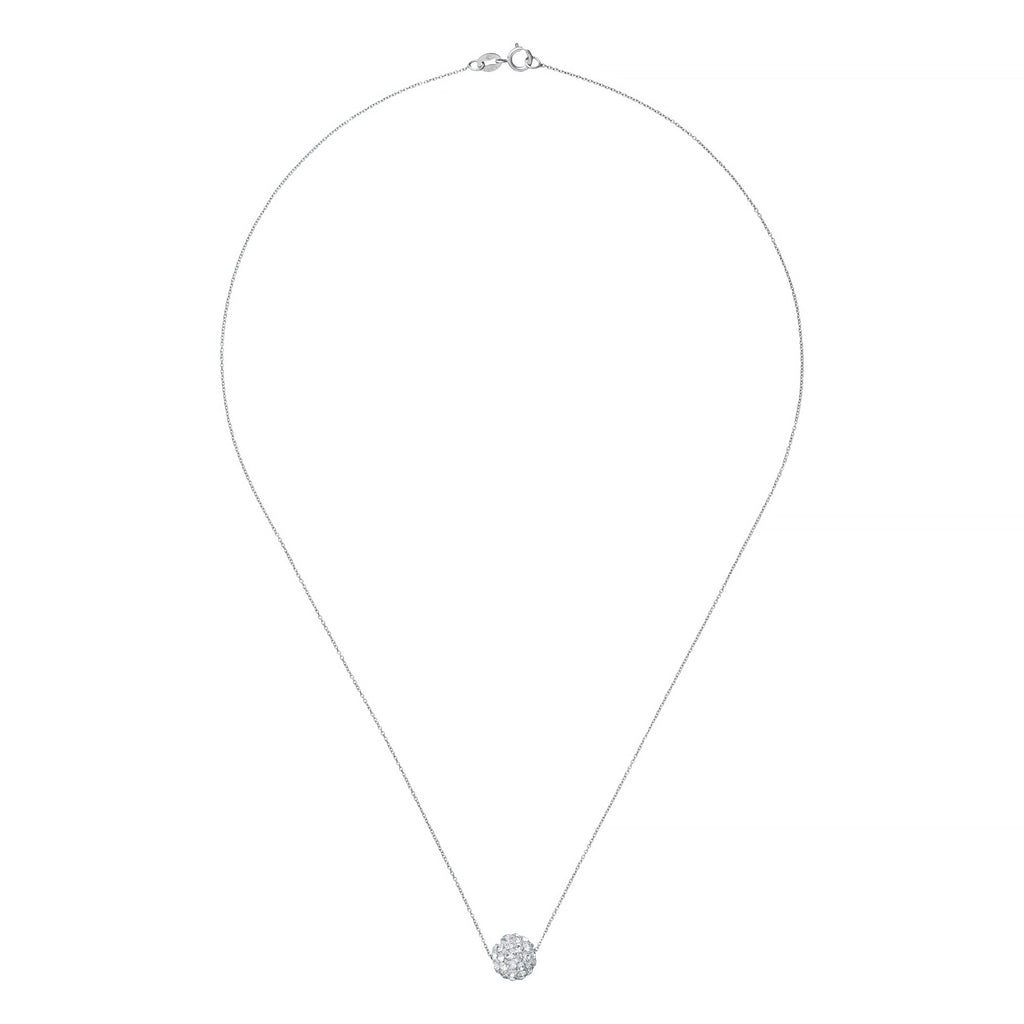 Collar “Bulle De Crystal” Oro blanco 375/1000