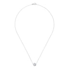 Collar “Bulle De Crystal” Oro blanco 375/1000