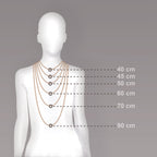 Collar “Bulle De Crystal” Oro blanco 375/1000