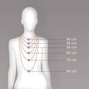 Collier "Bulle De Crystal" Or Blanc 375/1000