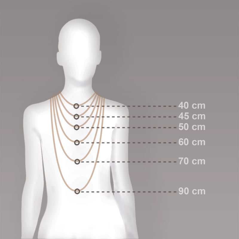 Collier "Bulle De Crystal" Or Blanc 375/1000