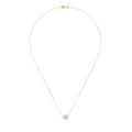 Collier "Bulle De Crystal" Or Jaune 375/1000 Et Zirconium