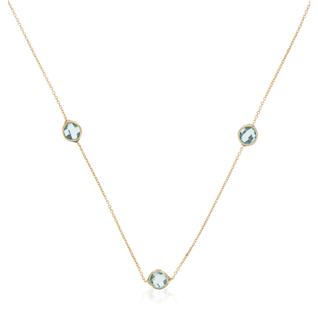 Gold & Topaz Necklace